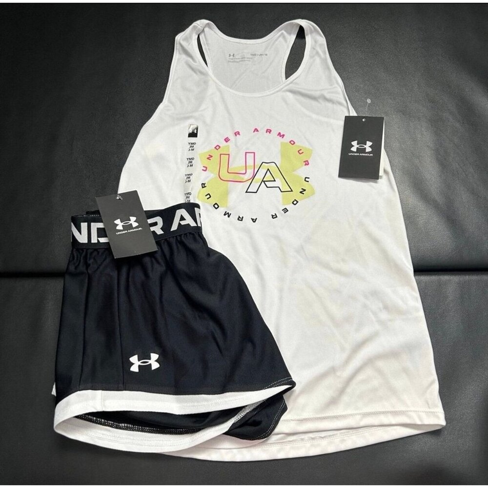 NWT Under Armour Athletic Set Girls Youth Size Medium